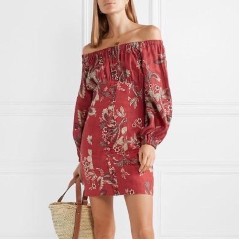 Beautiful off the shoulder Zimmermann dress in size 0